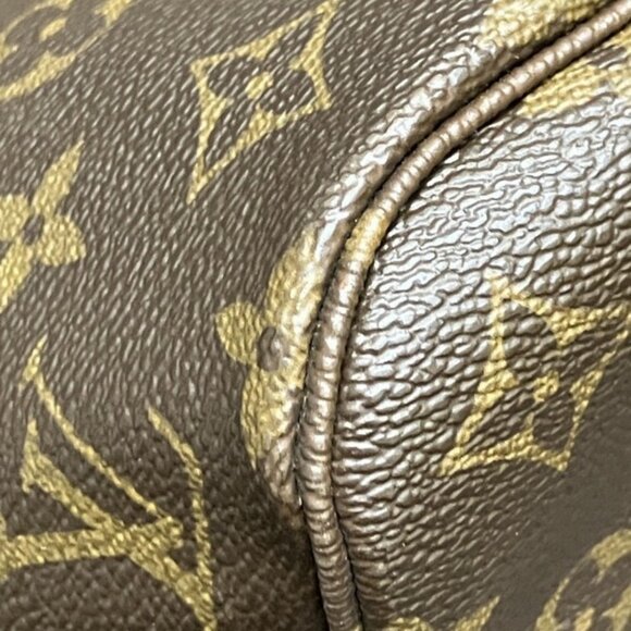 LOUIS VUITTON Brown Monogram Neverfull PM Tote Bag - Picture 8 of 9
